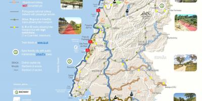 Mapa de Portugal ciclismo